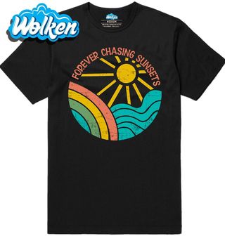 [cz] [produkt] [pánské tričko] [černá] [hlavní] Navždy za Západy Slunce Forever Chasing Sunsets.jpg