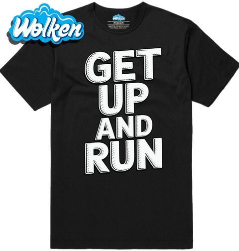 Obrázek produktu Pánské tričko Vstaň a Jdi Běhat Get up And Run