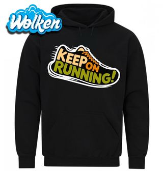 [cz] [produkt] [mikina] [černá] [hlavní] Nepřestávej Běhat! Keep on Running!.jpg