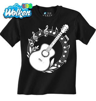[cz] [produkt] [dětské tričko] [černá] [hlavní] Kytara a Nekonečná Melodie.jpg