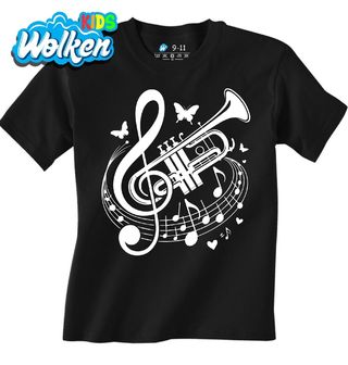 [cz] [produkt] [dětské tričko] [černá] [hlavní] Motýli a Zvuk Trumpety.jpg