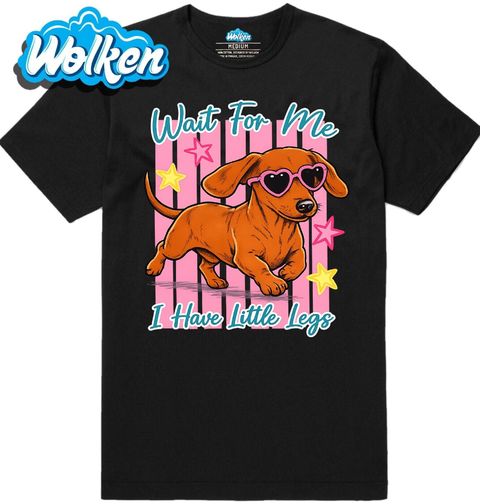 Obrázek produktu Pánské tričko Jezevčík Nestíhá Wait For Me