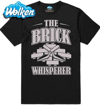 [cz] [produkt] [pánské tričko] [černá] [hlavní] The Brick Whisperer Cihlový Našeptávač.jpg