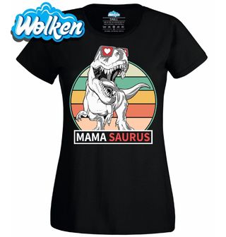 [cz] [produkt] [dámské tričko] [černá] [hlavní] Máma Saurus Mama Saurus.jpg