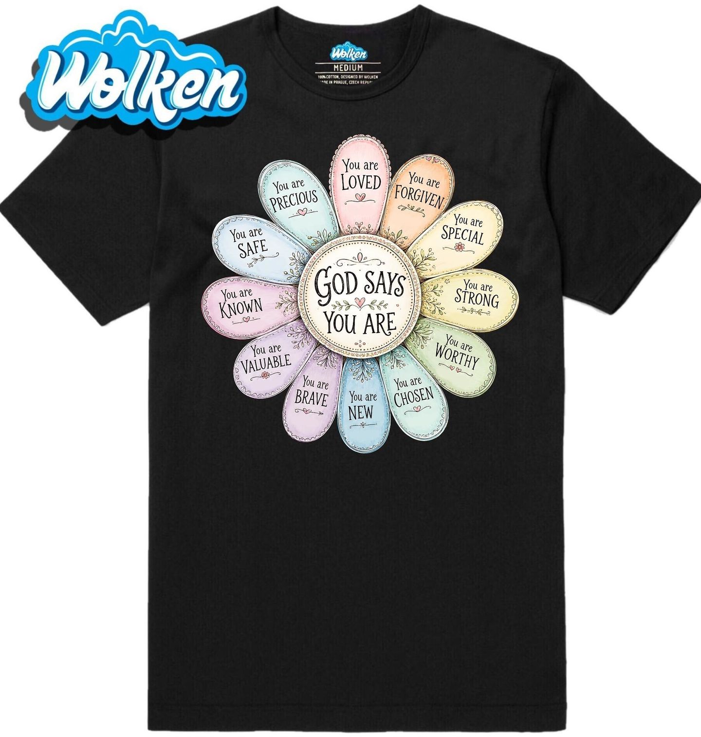[cz] [produkt] [pánské tričko] [černá] [hlavní] Bůh Říká, že Jsi Silný God Says You Are Strong.jpg