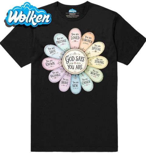 Obrázek produktu Pánské tričko Bůh Říká, že Jsi Silný God Says You Are Strong