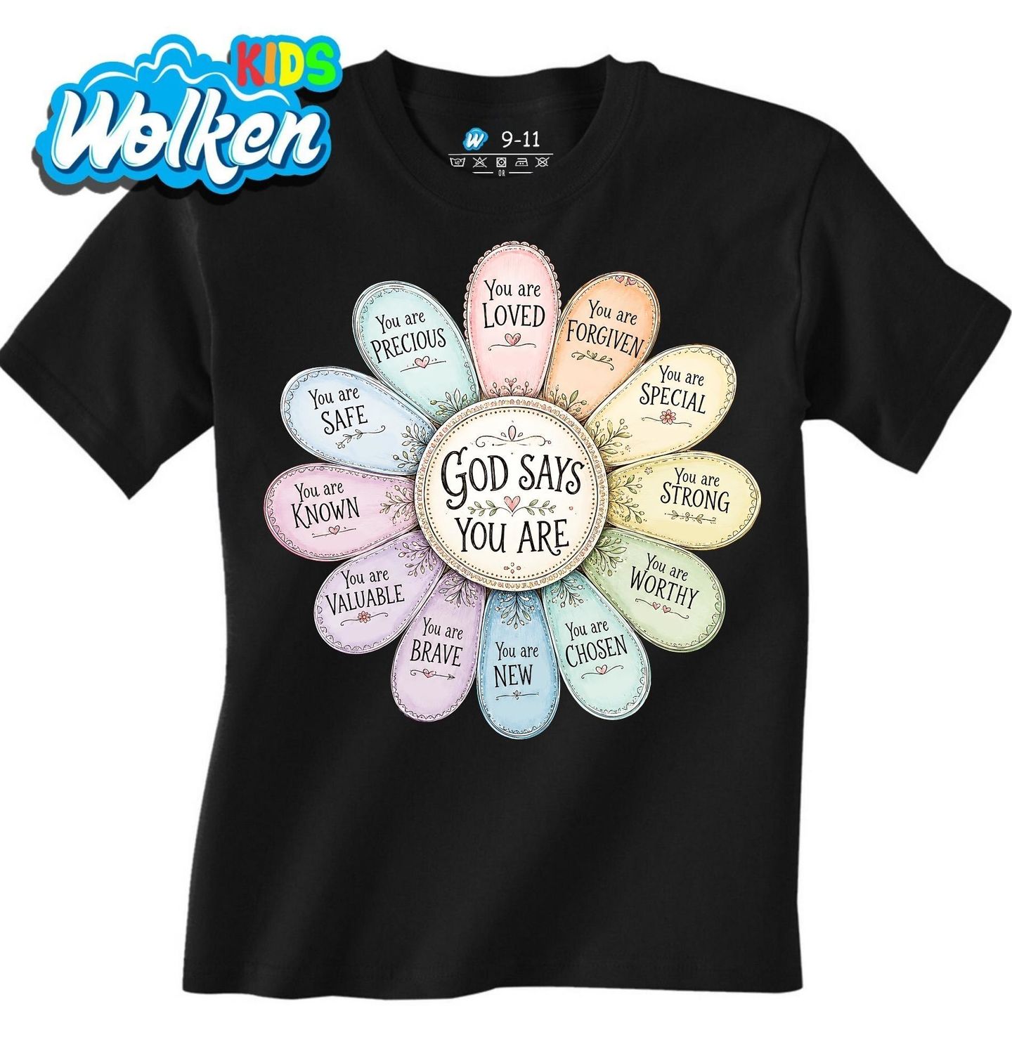 [cz] [produkt] [dětské tričko] [černá] [hlavní] Bůh Říká, že Jsi Silný God Says You Are Strong.jpg