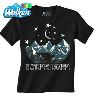[cz] [produkt] [dětské tričko] [černá] [hlavní] Milovník Přírody Nature Lover.jpg