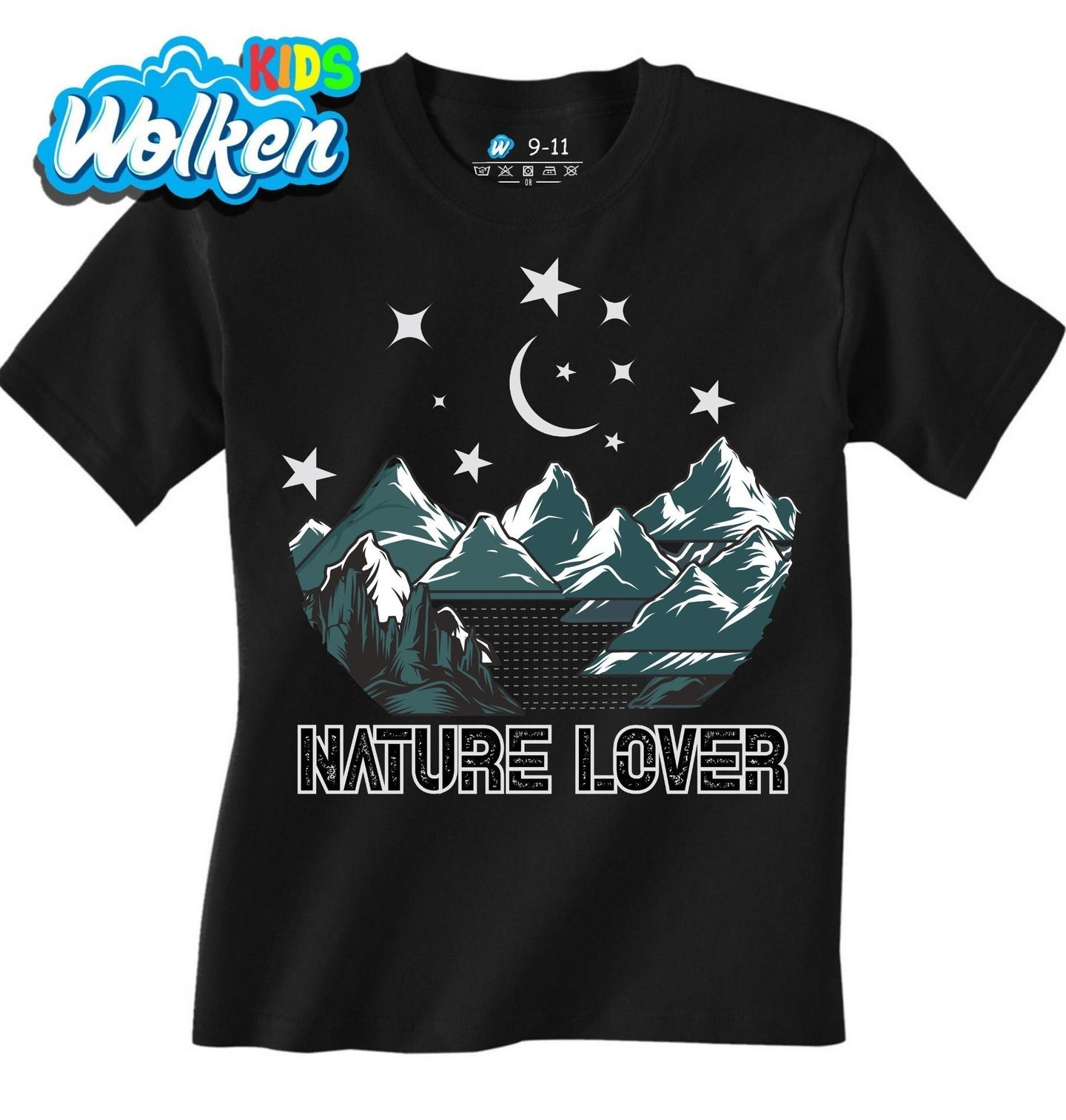 [cz] [produkt] [dětské tričko] [černá] [hlavní] Milovník Přírody Nature Lover.jpg