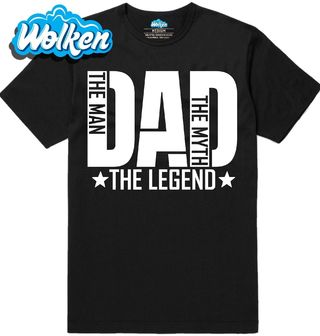 [cz] [produkt] [pánské tričko] [černá] [hlavní] Legenda Jménem Táta.jpg