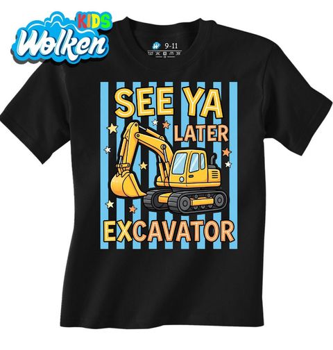 Obrázek produktu Dětské tričko Tak Zatím Bagříku See Ya Later Excavator
