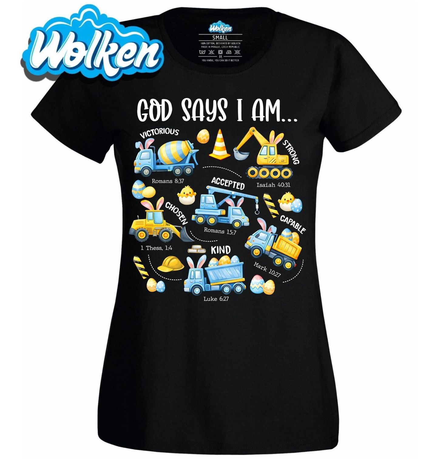 [cz] [produkt] [dámské tričko] [černá] [hlavní] Bůh Říká, že Jsem Schopný God Says I am Capable.jpg