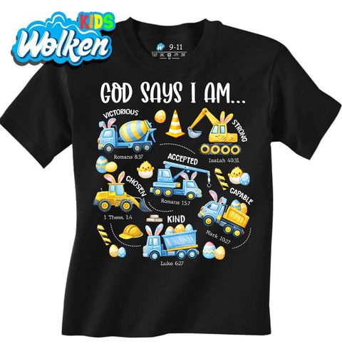 Obrázek produktu Dětské tričko Bůh Říká, že Jsem Schopný God Says I am Capable