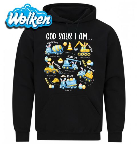 Obrázek produktu Pánská mikina Bůh Říká, že Jsem Schopný God Says I am Capable