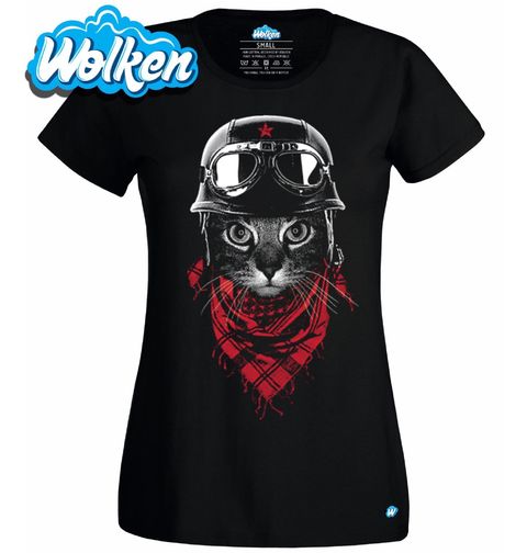 Obrázek produktu Dámské tričko Dobrodružná Kočka