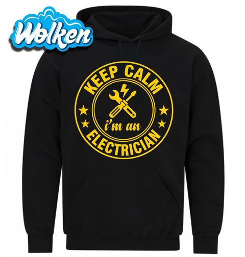 Obrázek produktu Pánská mikina Klid, Jsem Elektrikář Keep Calm, I'm an Electrician