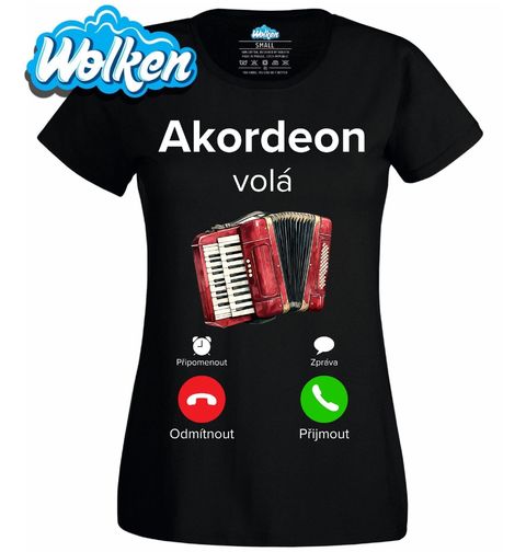 Obrázek produktu Dámské tričko Akordeon volá Phone Call