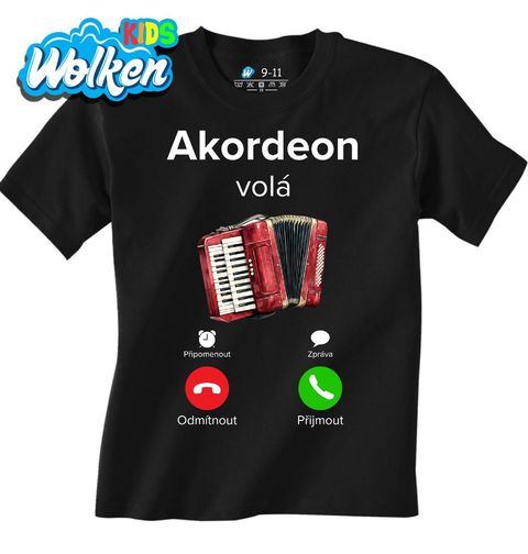 Obrázek produktu Dětské tričko Akordeon volá Phone Call
