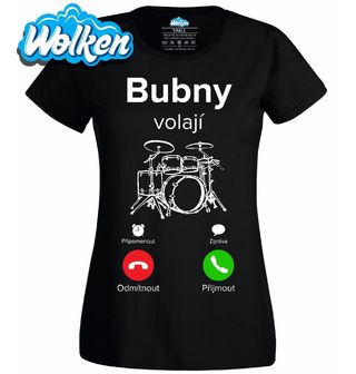 [cz] [produkt] [dámské tričko] [černá] [hlavní] Bicí volají Phone Call.jpg