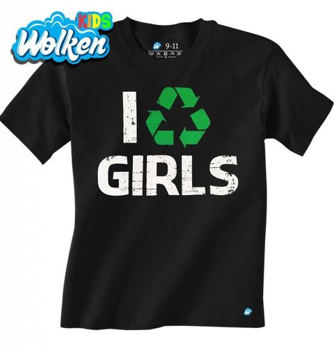 Obrázek produktu Dětské tričko Dětské tričko "Recykluji holky" I recycle girls