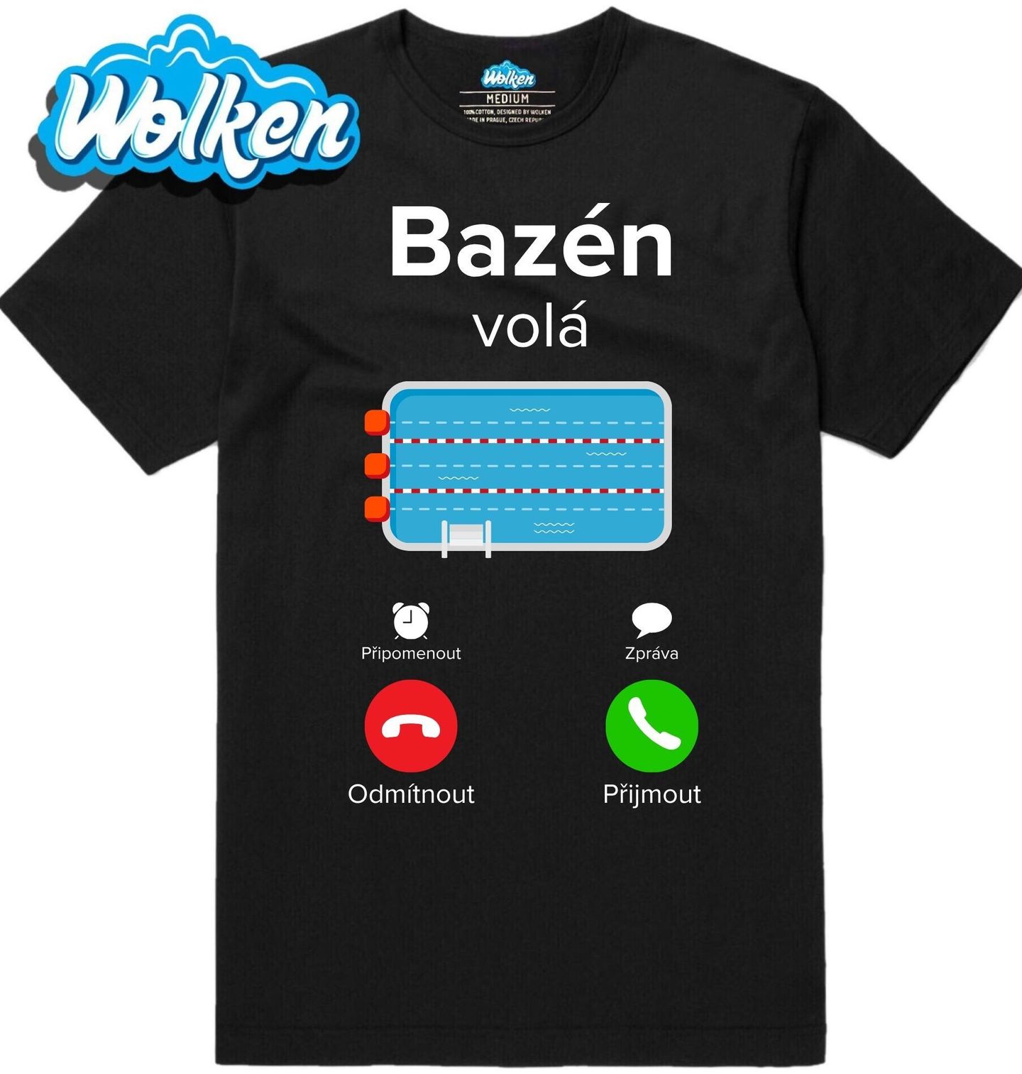 [cz] [produkt] [pánské tričko] [černá] [hlavní] Bazén volá Phone Call.jpg