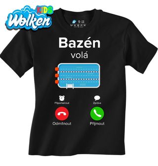 [cz] [produkt] [dětské tričko] [černá] [hlavní] Bazén volá Phone Call.jpg