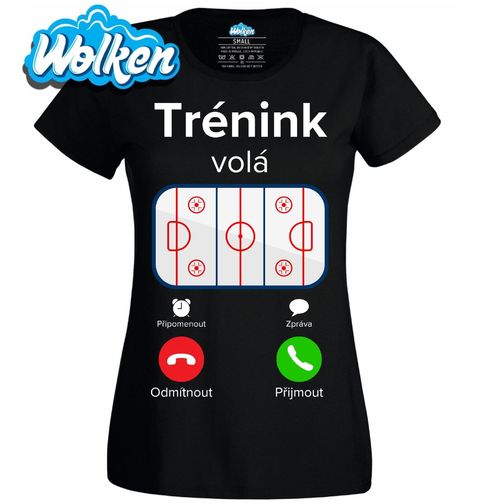 Obrázek produktu Dámské tričko Hokejový Trénink volá Phone Call
