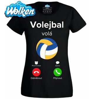 [cz] [produkt] [dámské tričko] [černá] [hlavní] Volejbalový Trénink volá Phone Call.jpg
