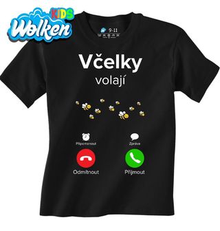 [cz] [produkt] [dětské tričko] [černá] [hlavní] Včelky volají Phone Call.jpg