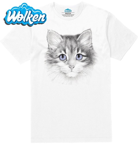 Obrázek produktu Pánské tričko Fialovooká kočka