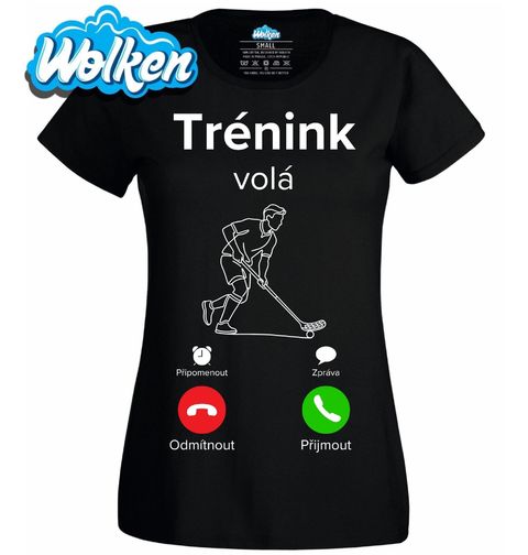 Obrázek produktu Dámské tričko Florbalový Trénink volá Phone Call