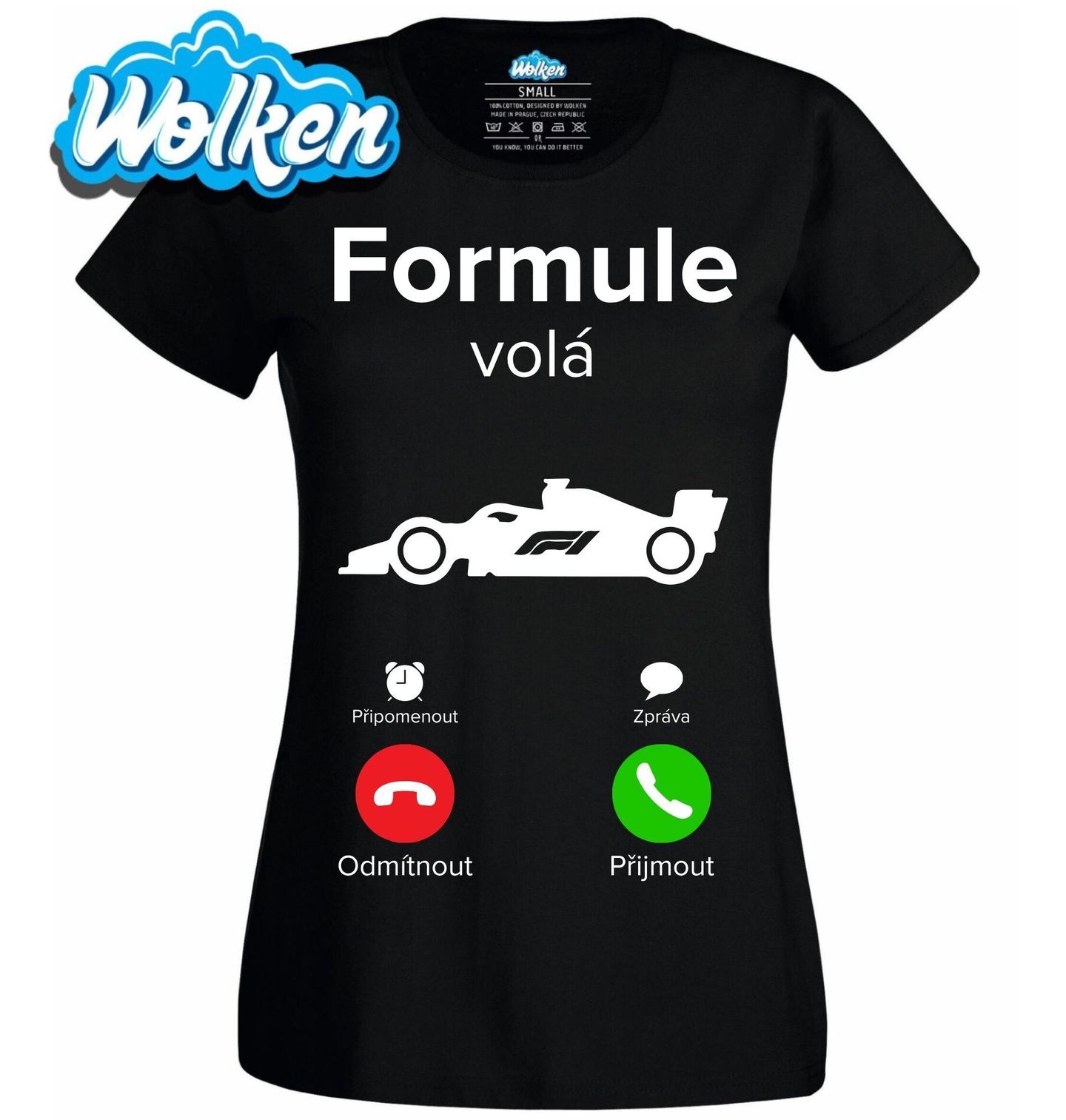 [cz] [produkt] [dámské tričko] [černá] [hlavní] Formule volá Phone Call.jpg
