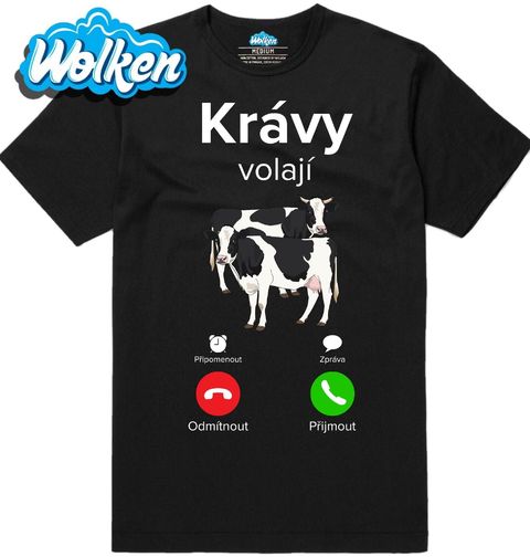 Obrázek produktu Pánské tričko Krávy volají Phone Call
