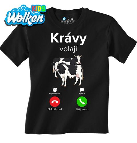Obrázek produktu Dětské tričko Krávy volají Phone Call
