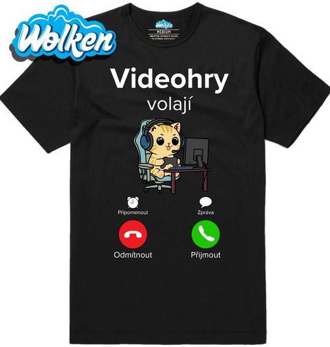 Obrázek produktu Pánské tričko Videohry volají Phone Call