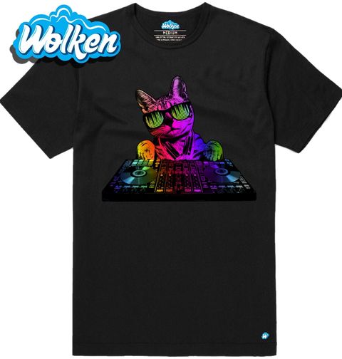 Obrázek produktu Pánské tričko Techno kočka