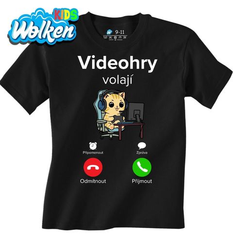 Obrázek produktu Dětské tričko Videohry volají Phone Call