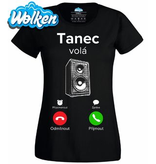 [cz] [produkt] [dámské tričko] [černá] [hlavní] Tanec volá Phone Call.jpg