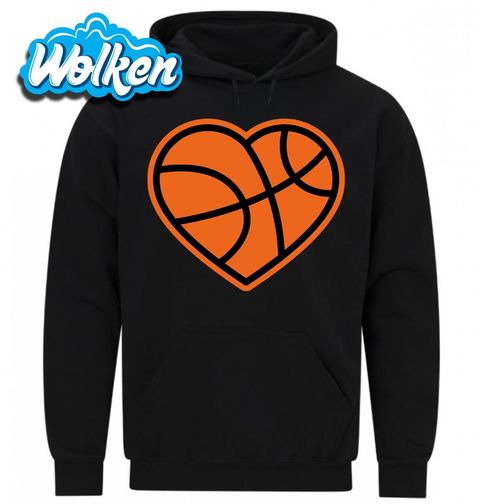 Obrázek produktu Pánská mikina Mé Srdce Bije pro Basketbal