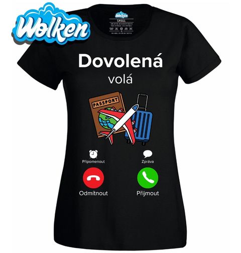 Obrázek produktu Dámské tričko Dovolená volá Phone Call