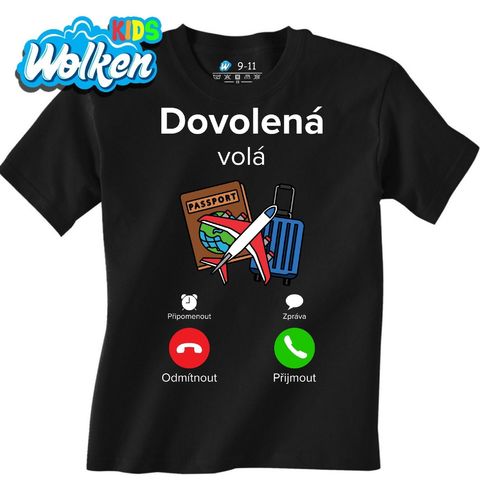 Obrázek produktu Dětské tričko Dovolená volá Phone Call