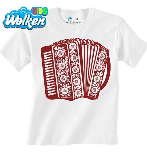 Obrázek produktu Dětské tričko Lidový Akordeon Folk