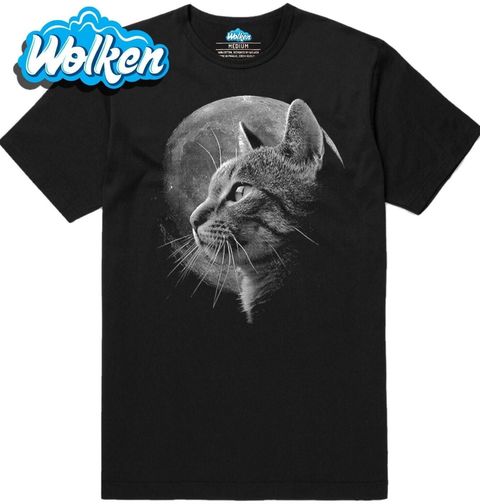Obrázek produktu Pánské tričko  Kočka a Měsíc