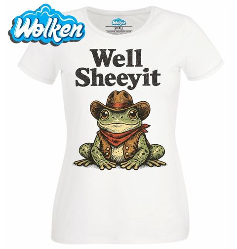 Obrázek produktu Dámské tričko Kovbojská Žába To Mě Podrž Well Sheeyit