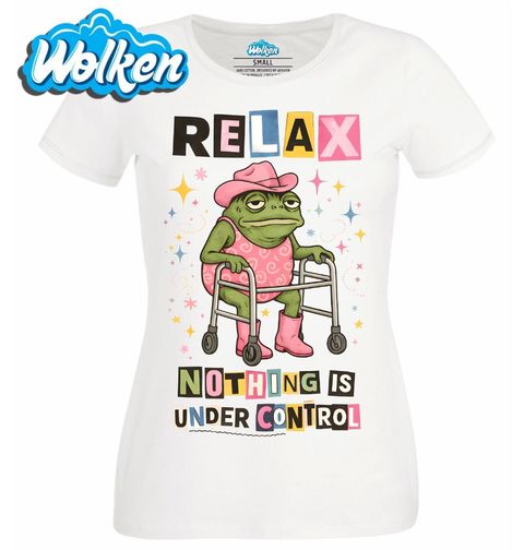 Obrázek produktu Dámské tričko Žába Relax, Nic Není pod Kontrolou