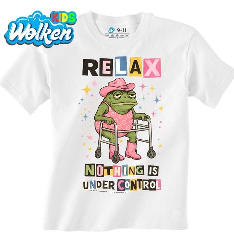 Obrázek produktu Dětské tričko Žába Relax, Nic Není pod Kontrolou