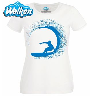 [cz] [produkt] [dámské tričko] [bílá] [hlavní] Surfař v Síle Vlny.jpg