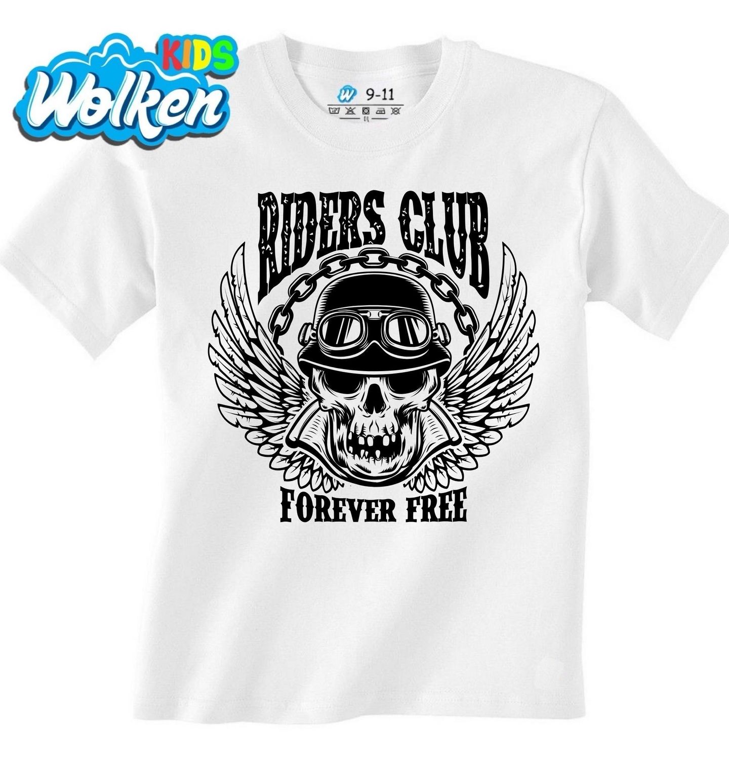 [cz] [produkt] [dětské tričko] [bílá] [hlavní] Klub jezdců, navždy svobodní Riders Club Forever Free.jpg