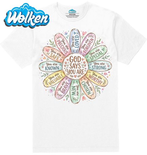 Obrázek produktu Pánské tričko Bůh Říká, že jsi Odvážný God Says You Are Brave