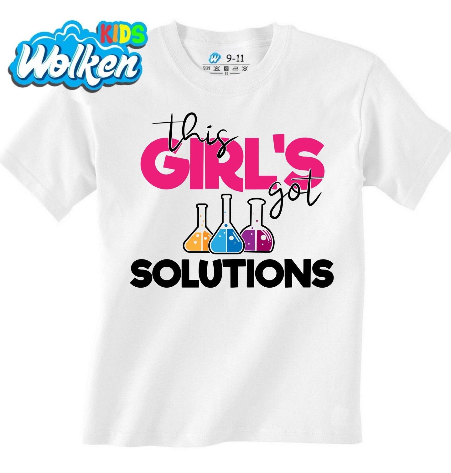 [cz] [produkt] [dětské tričko] [bílá] [hlavní] Tato Holka Má Řešení This Girl's Got Solutions.jpg